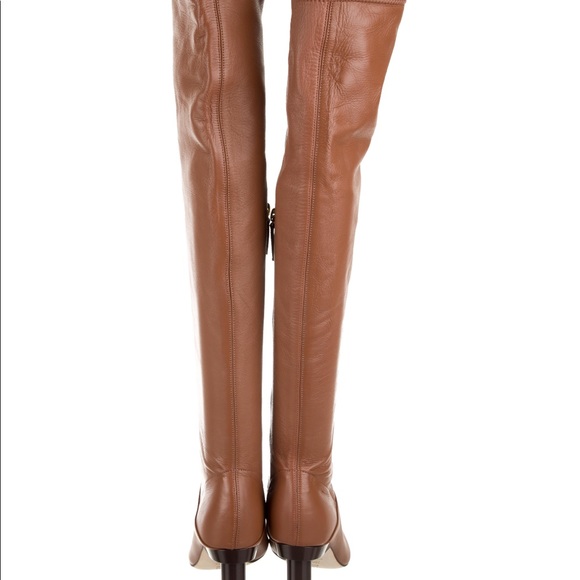 Tibi Caleb brown leather boots NWB 6 - Picture 5 of 10